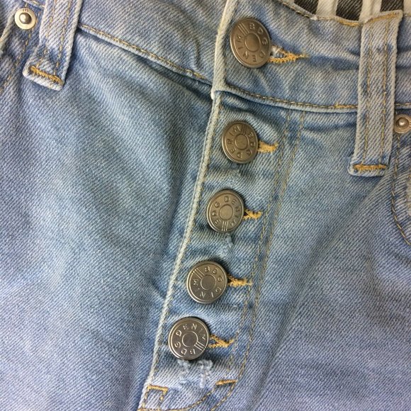 BDG Urban Outfitters Women's Jeans Sz 26 Girlfriend Button Fly High Rise 27x26" - Picture 3 of 9